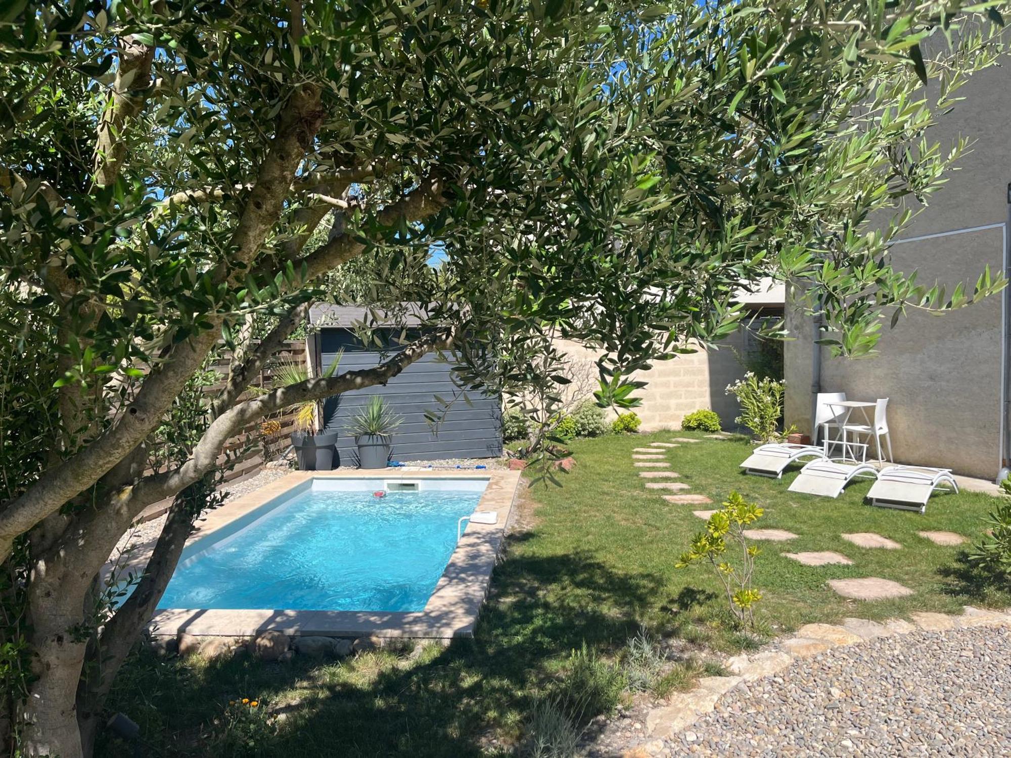 Sasha'Blue-Terrasse Jardin-Park-Clim-Piscine Apartment L'Isle-sur-la-Sorgue Exterior photo